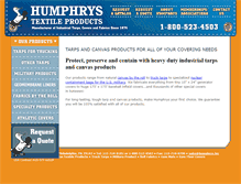 Tablet Screenshot of humphrys.biz